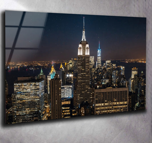 New York City by Night Stars USA
