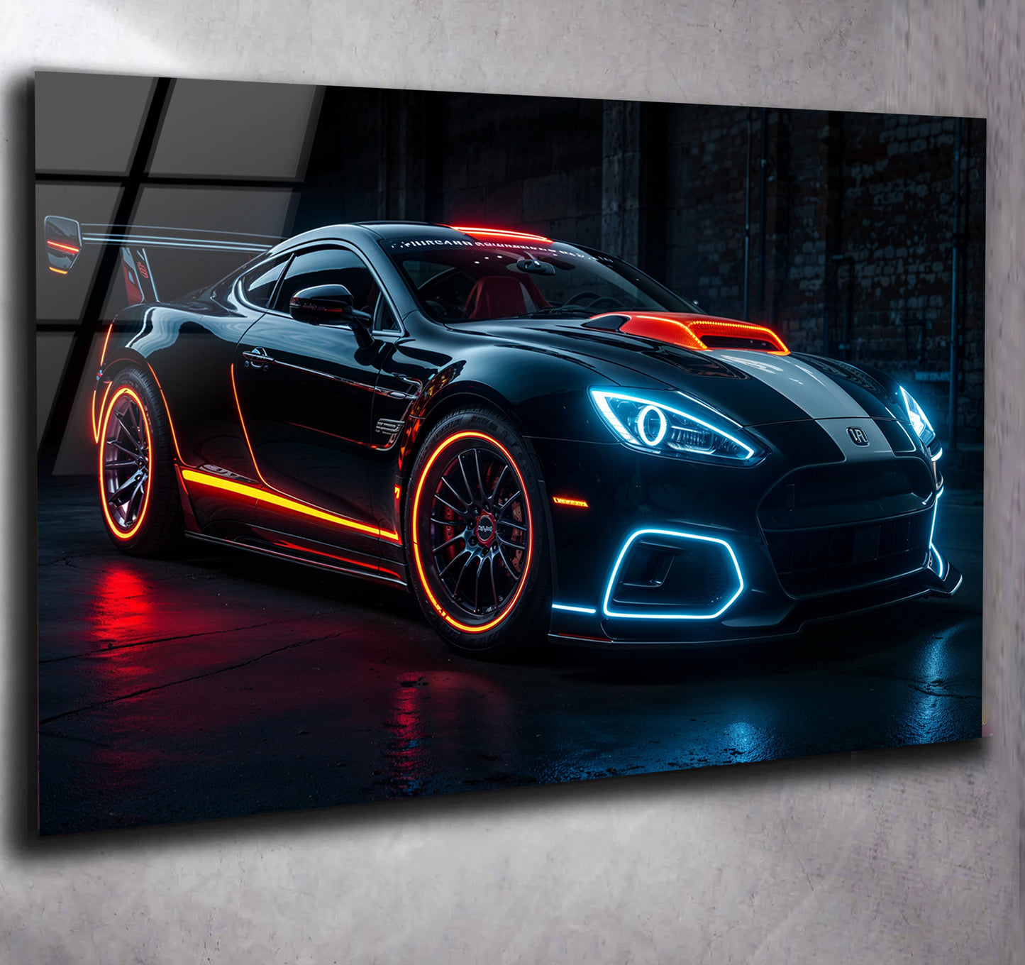 Neon Speed Car