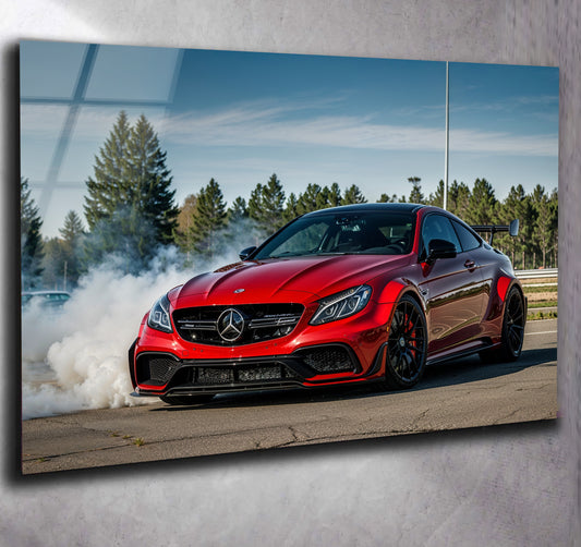 C63 AMG Black Series Burnout