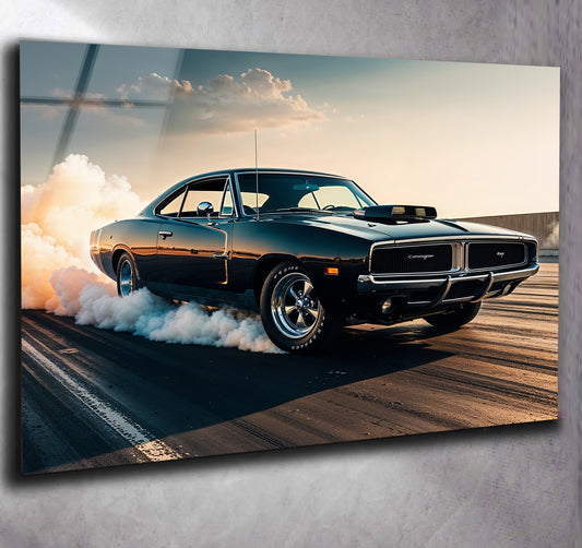 1969 Dodge Charger Burnout USA