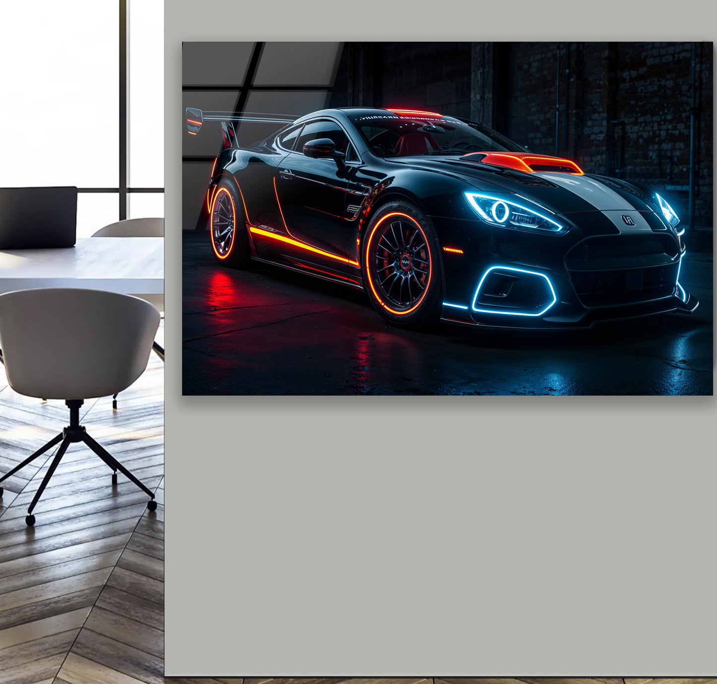 Neon Speed Car