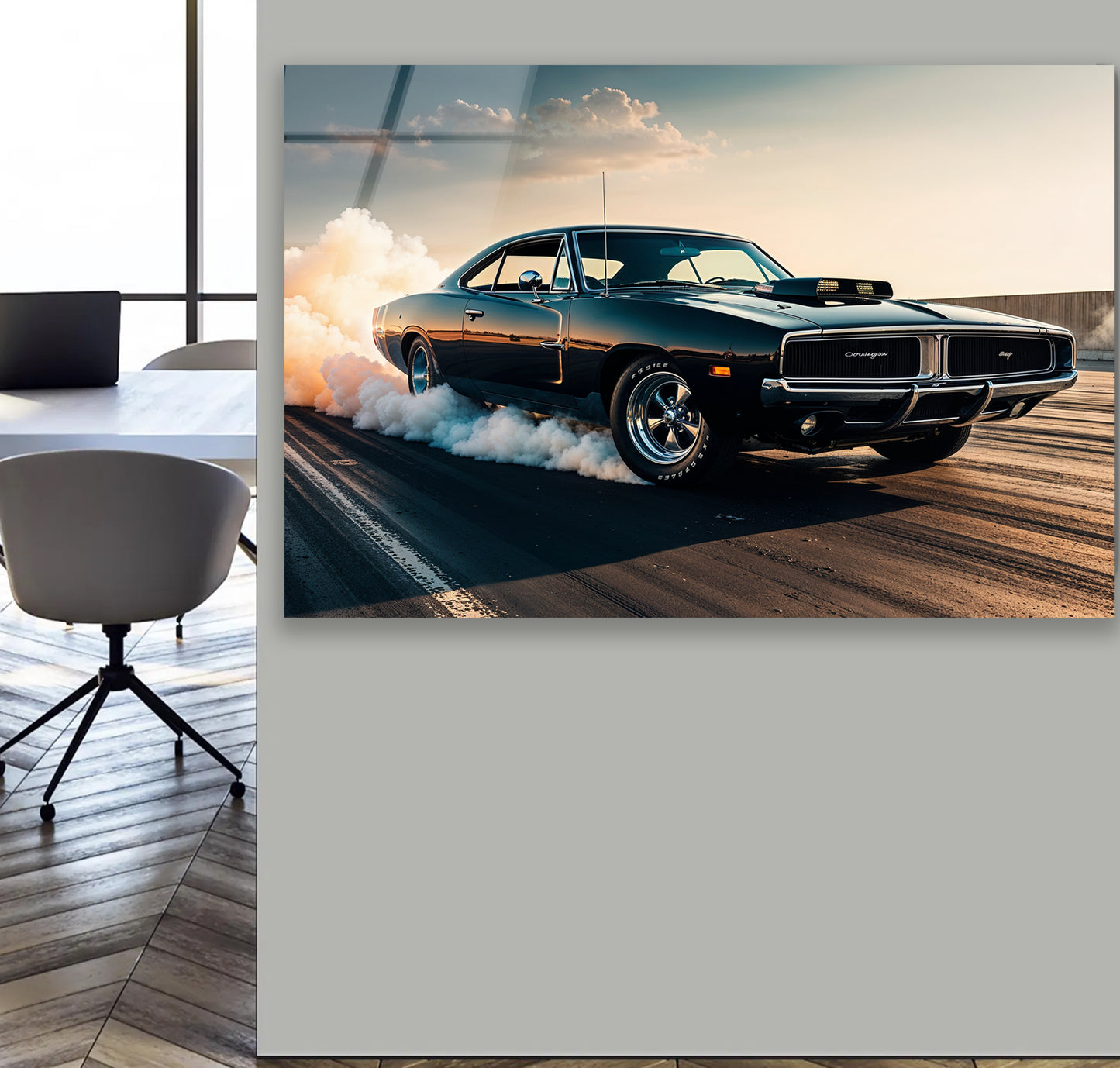 1969 Dodge Charger Burnout USA