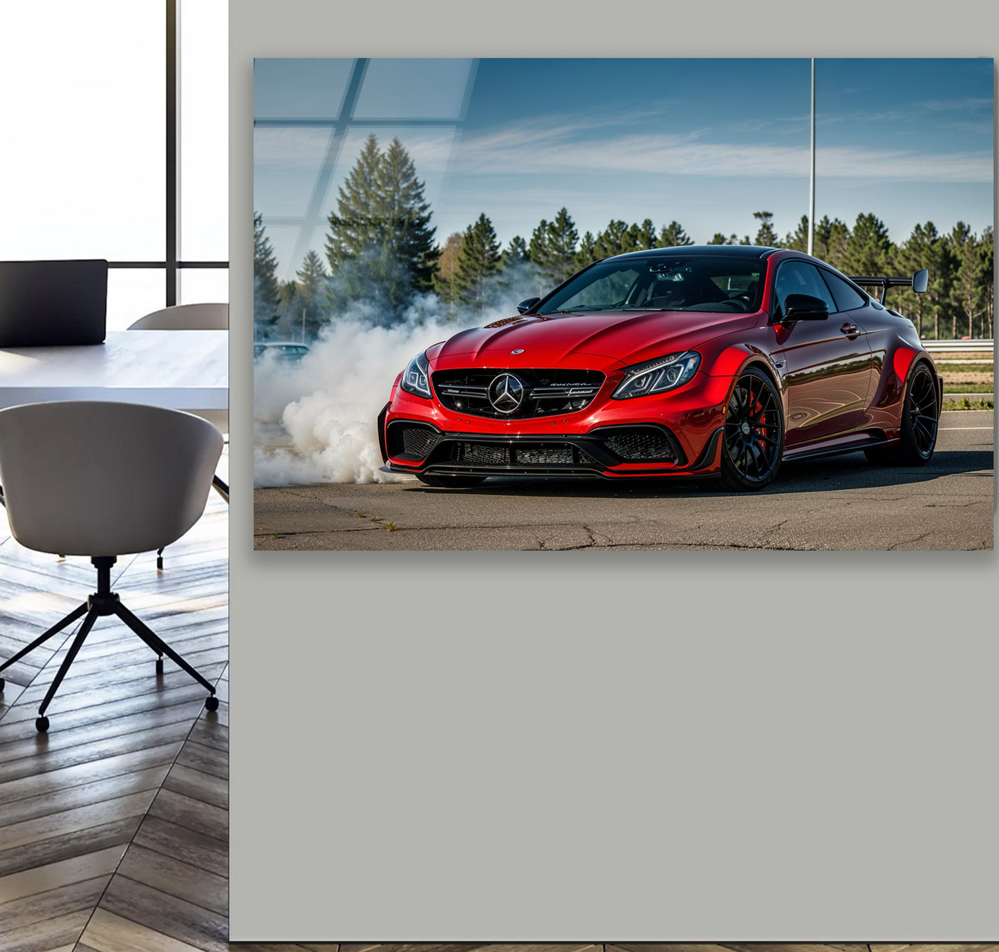 C63 AMG Black Series Burnout