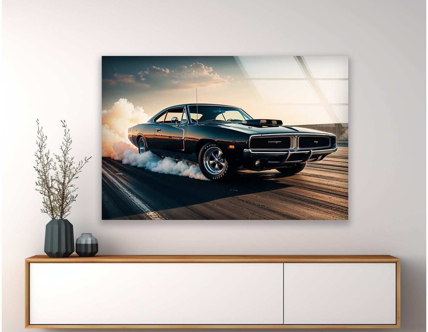 1969 Dodge Charger Burnout USA
