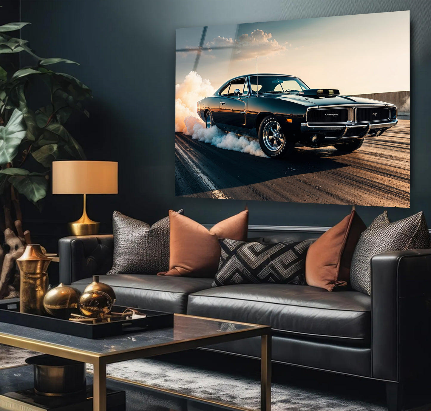 1969 Dodge Charger Burnout USA