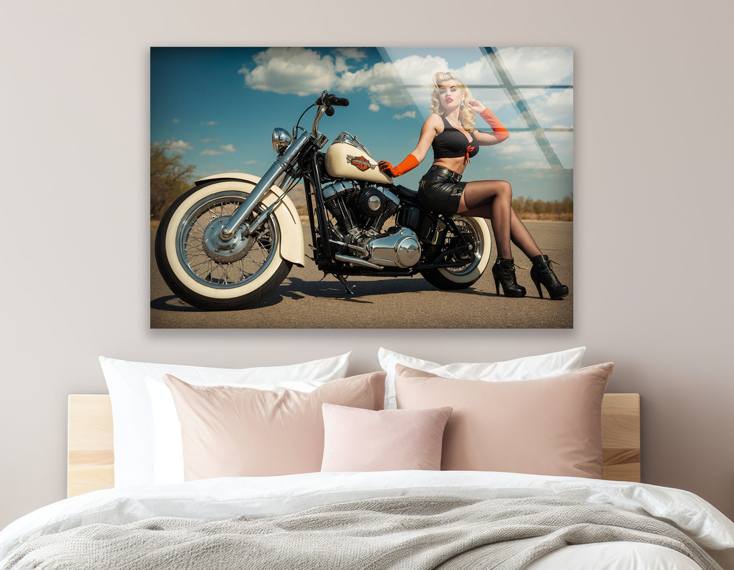 Harley Davidson Pin Up Girl
