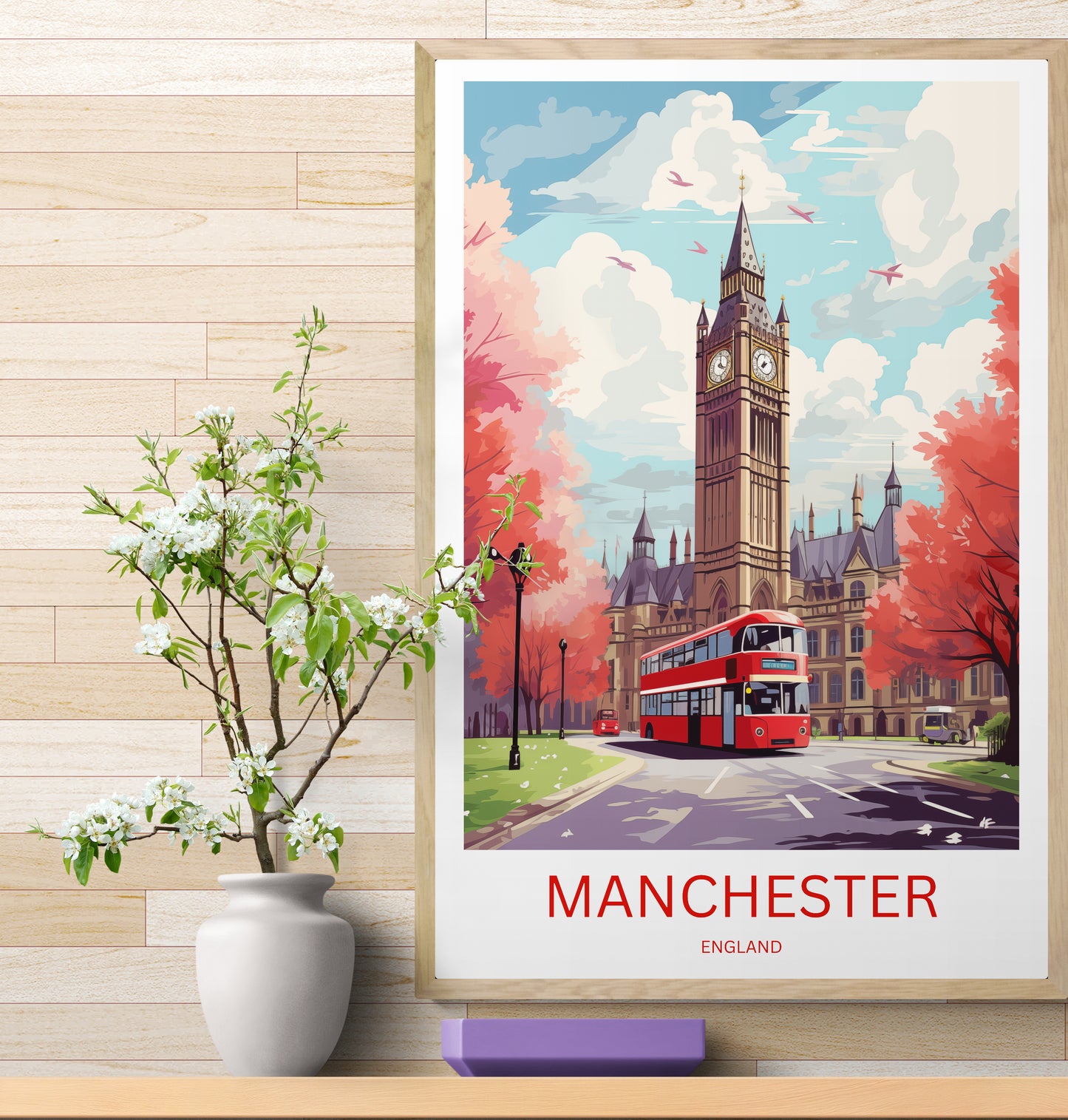Travel Poster Manchester