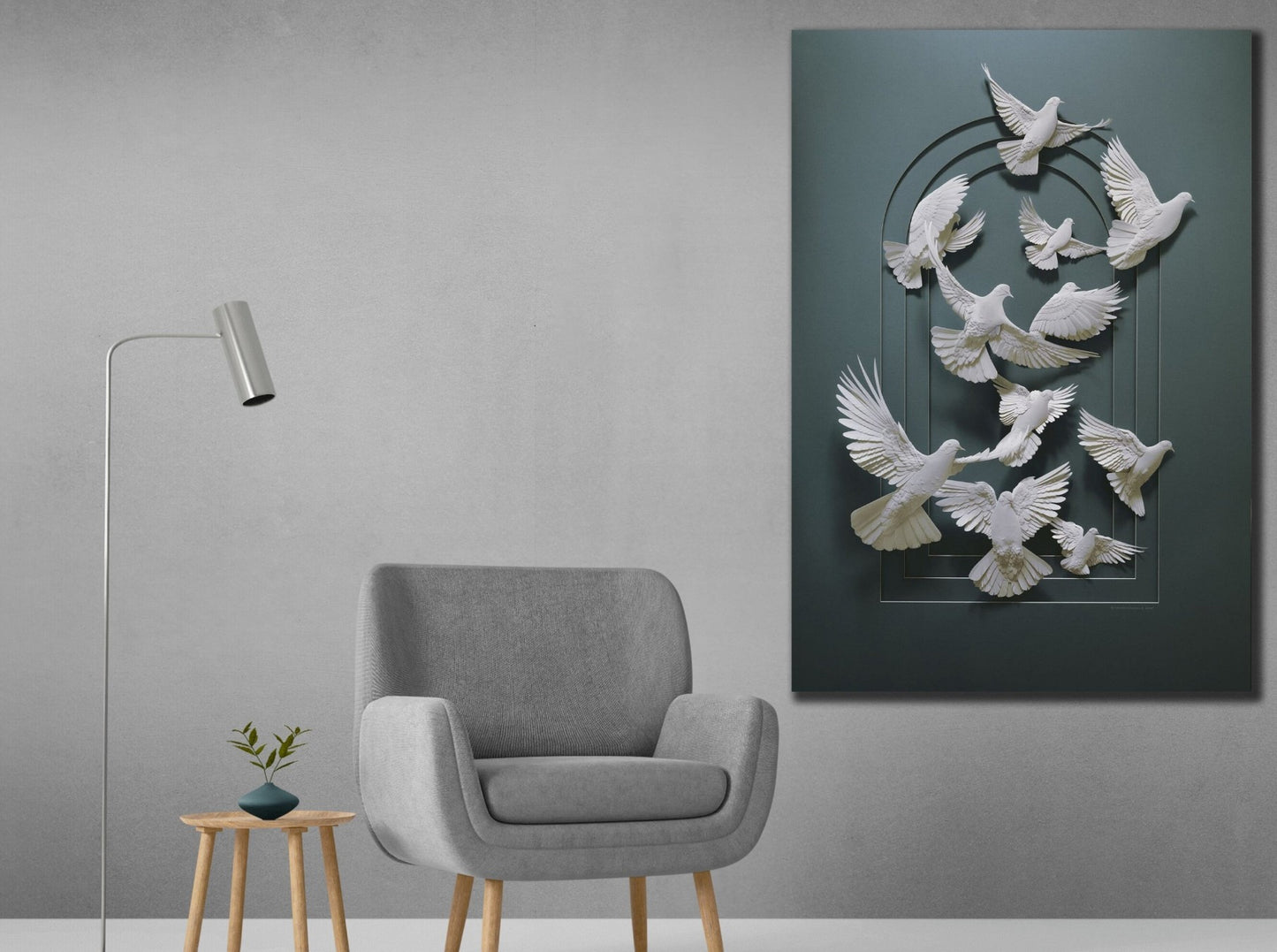 Tela di piccione 3D
