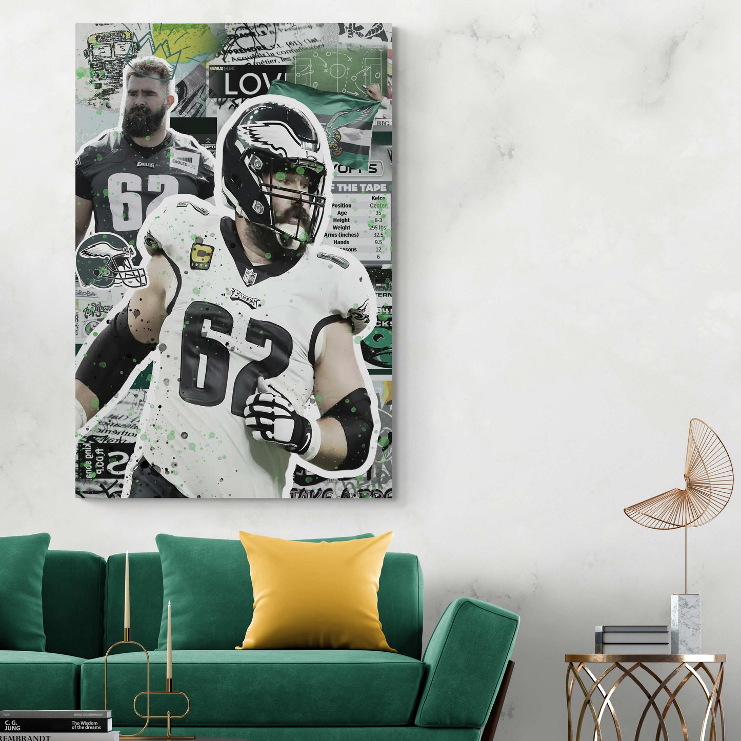 POP ART American Football Jason Kelce