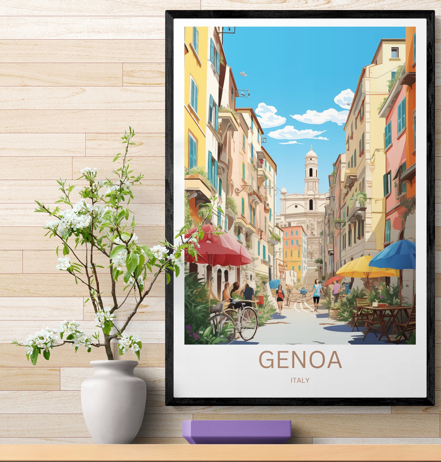 Travel Poster Genoa