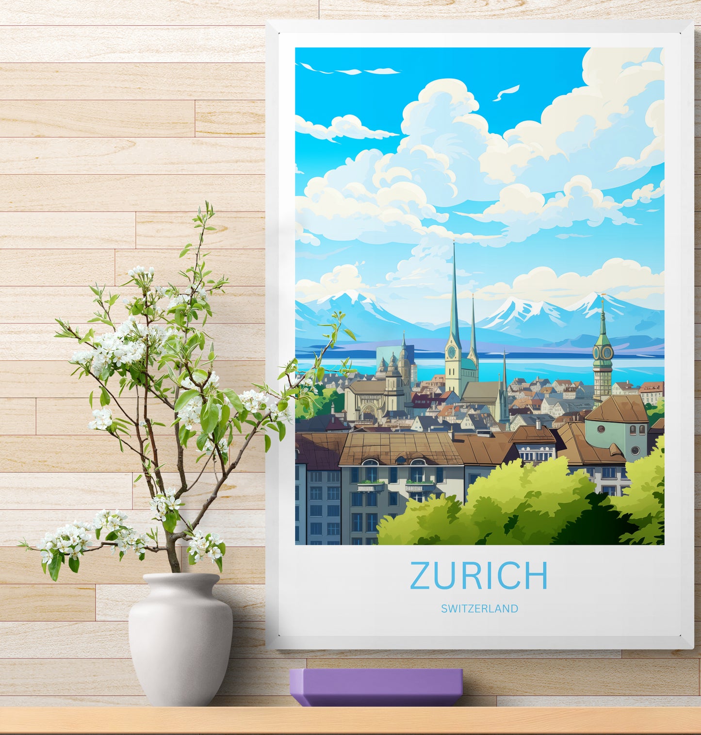 Travel Poster Zürich