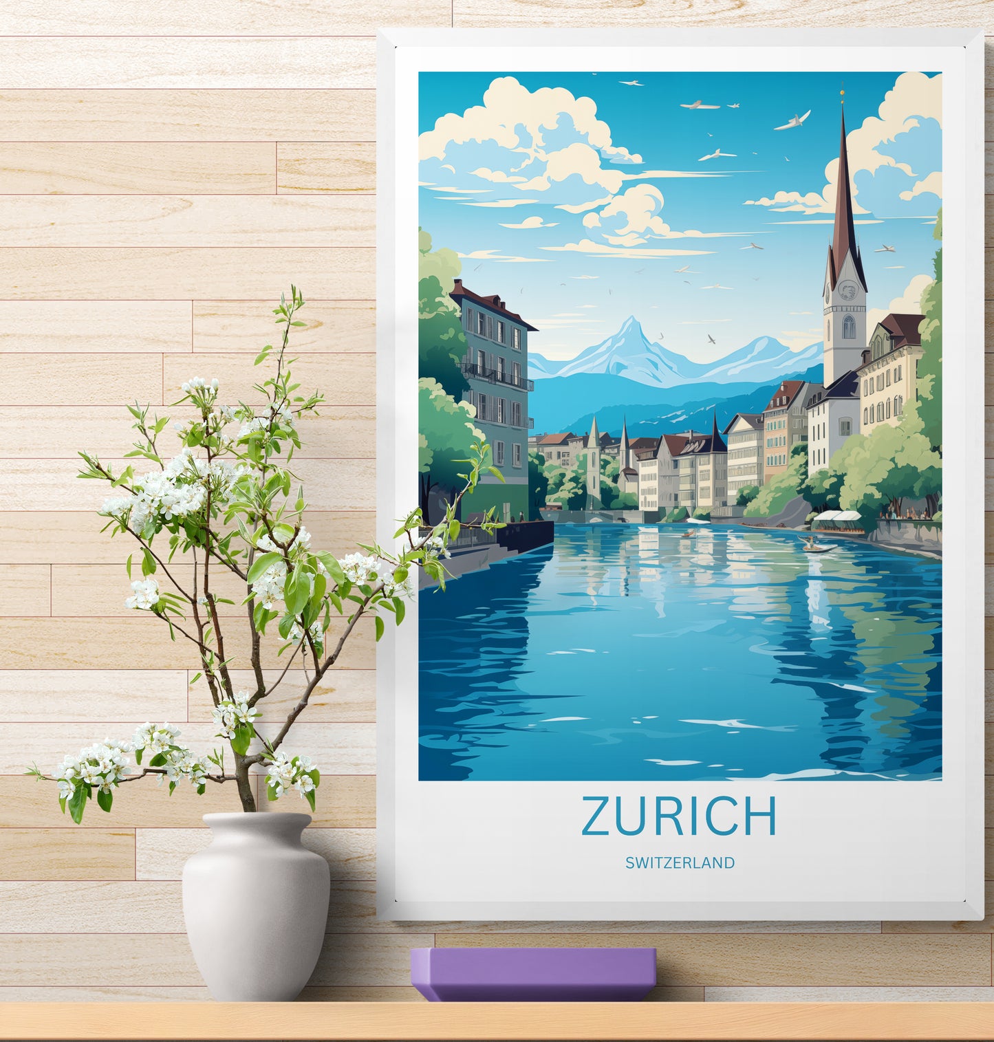 Travel Poster Zürich