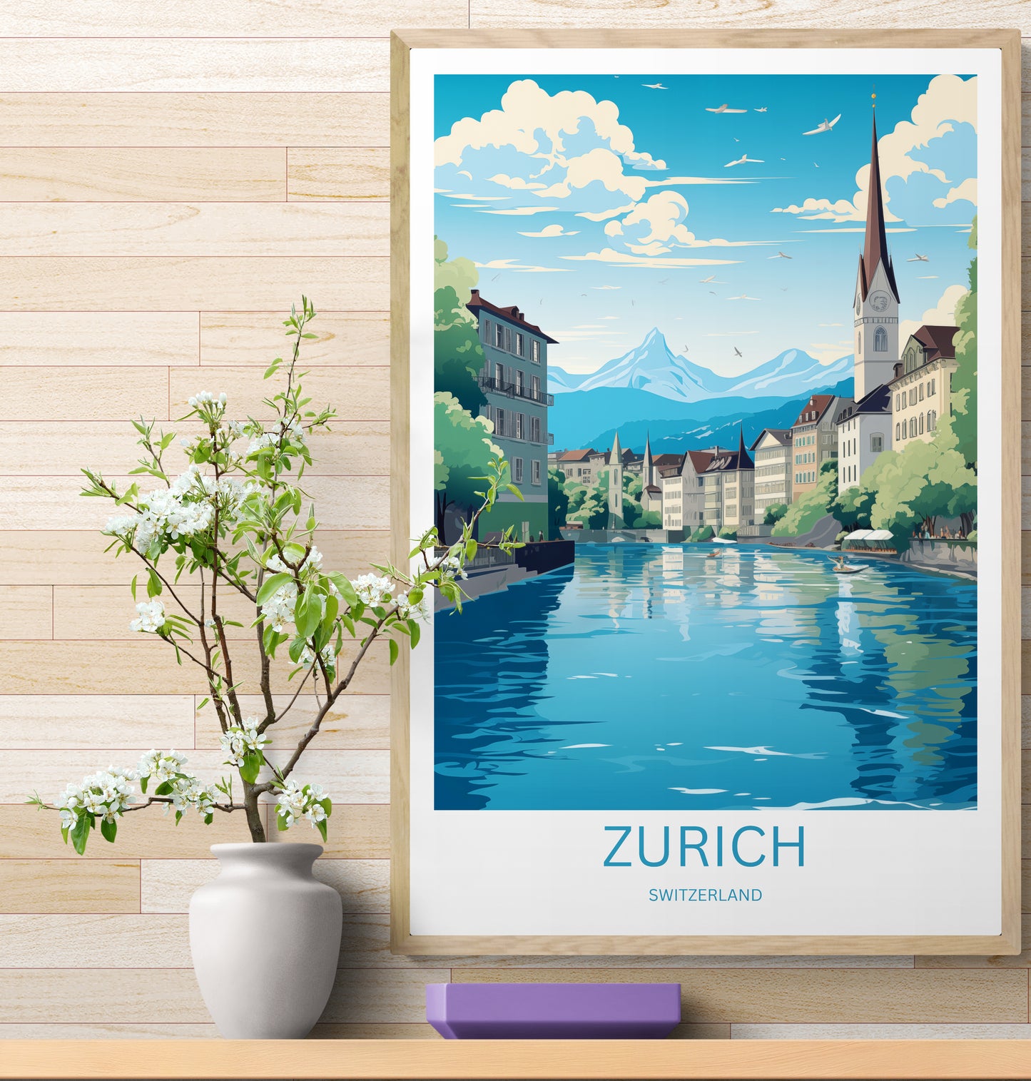 Travel Poster Zürich