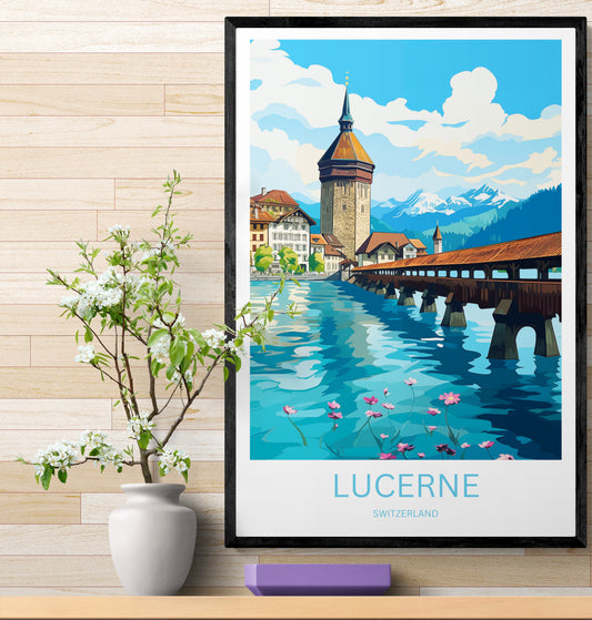 Travel Poster Luzern