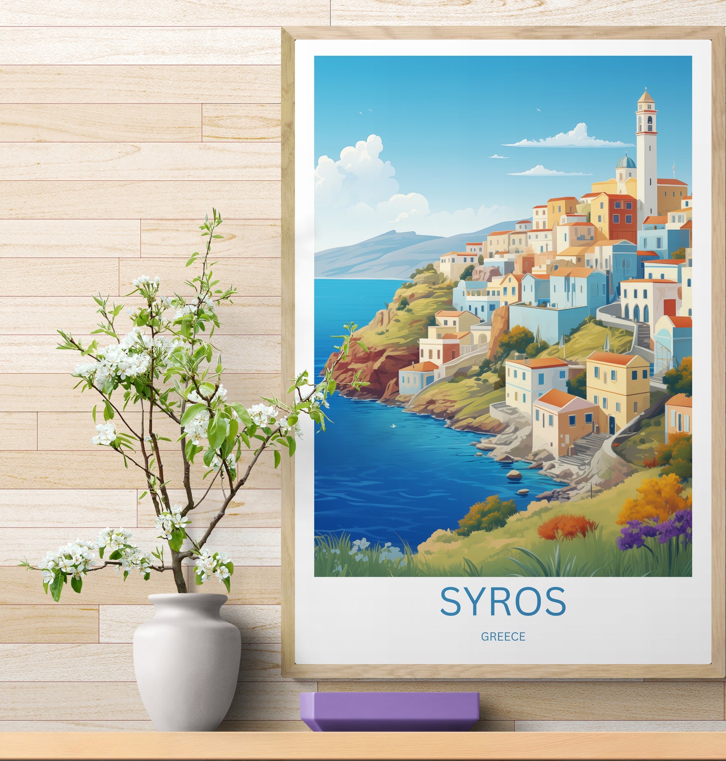 Travel Poster Siros