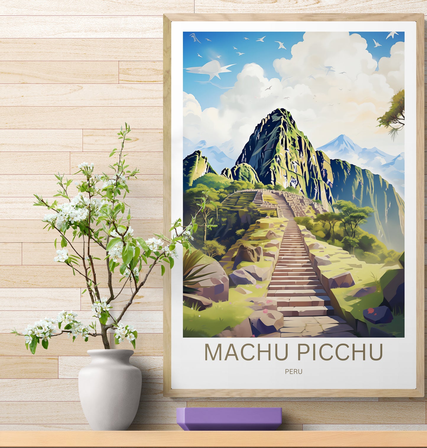 Travel Poster Machu Picchu