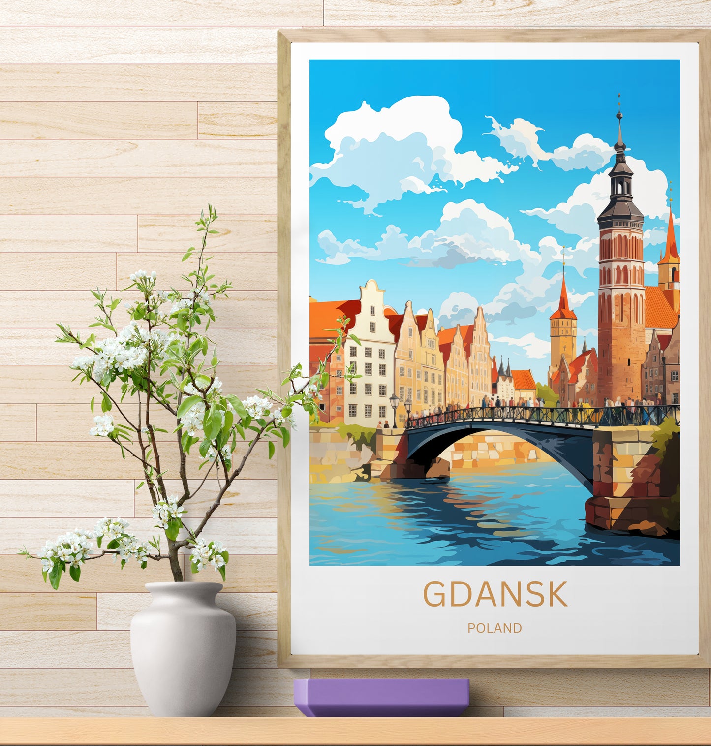 Travel Poster Gdansk