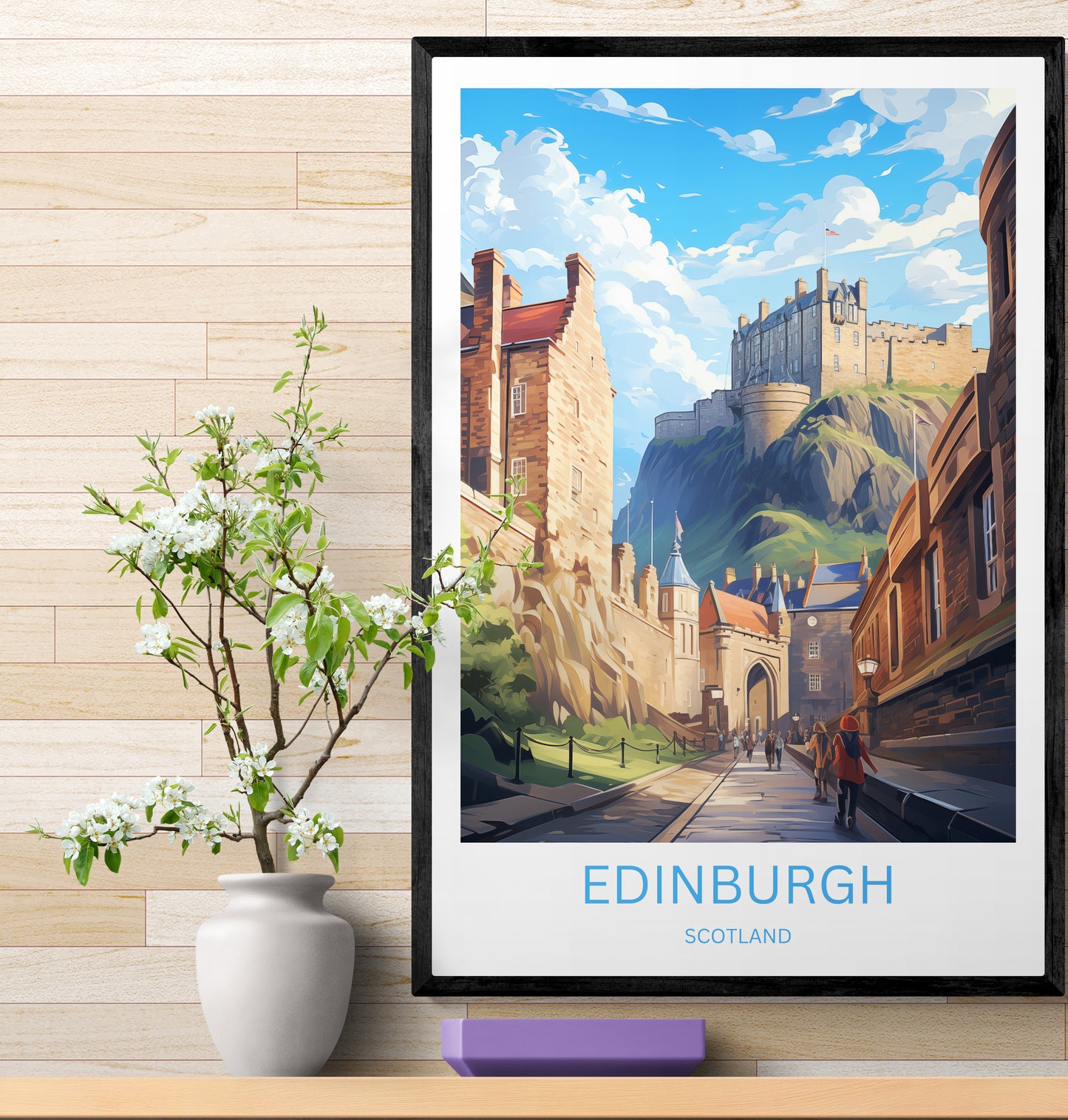 Travel Poster Edinburgh