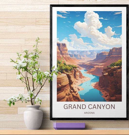 Travel Poster Grand Canyon Arizona
