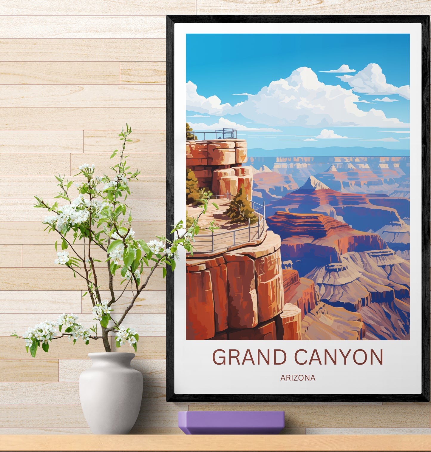 Travel Poster Grand Canyon Arizona