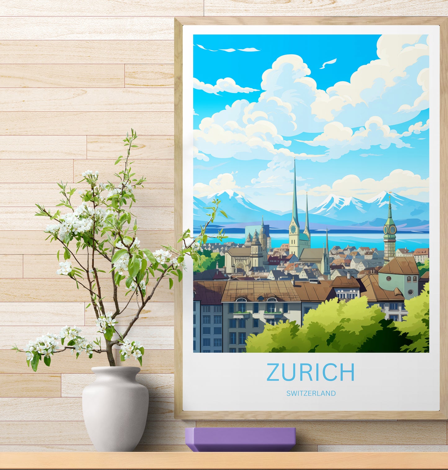 Travel Poster Zürich