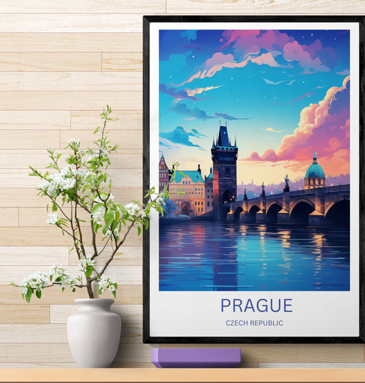 Travel Poster Prag