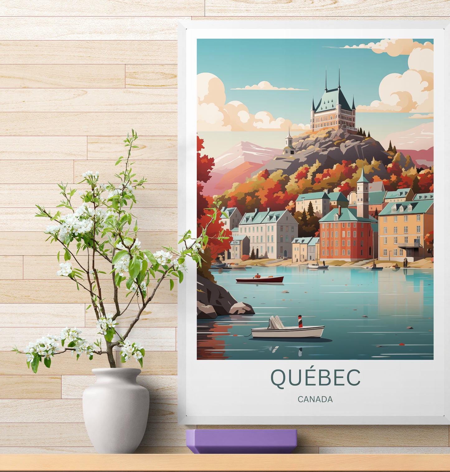 Travel Poster Petra Québec