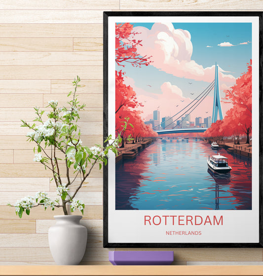 Travel Poster Rotterdam