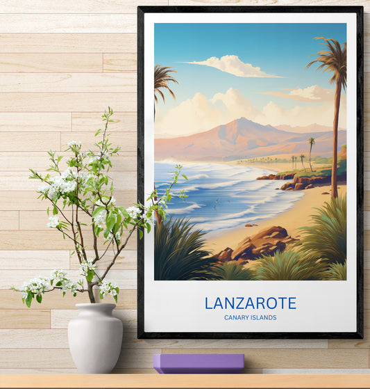 Travel Poster Lanzarote