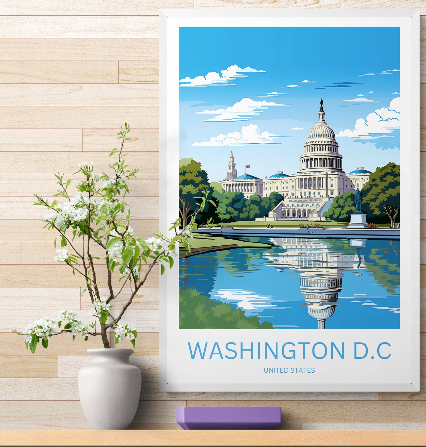 Travel Poster Washington D.C 2.0