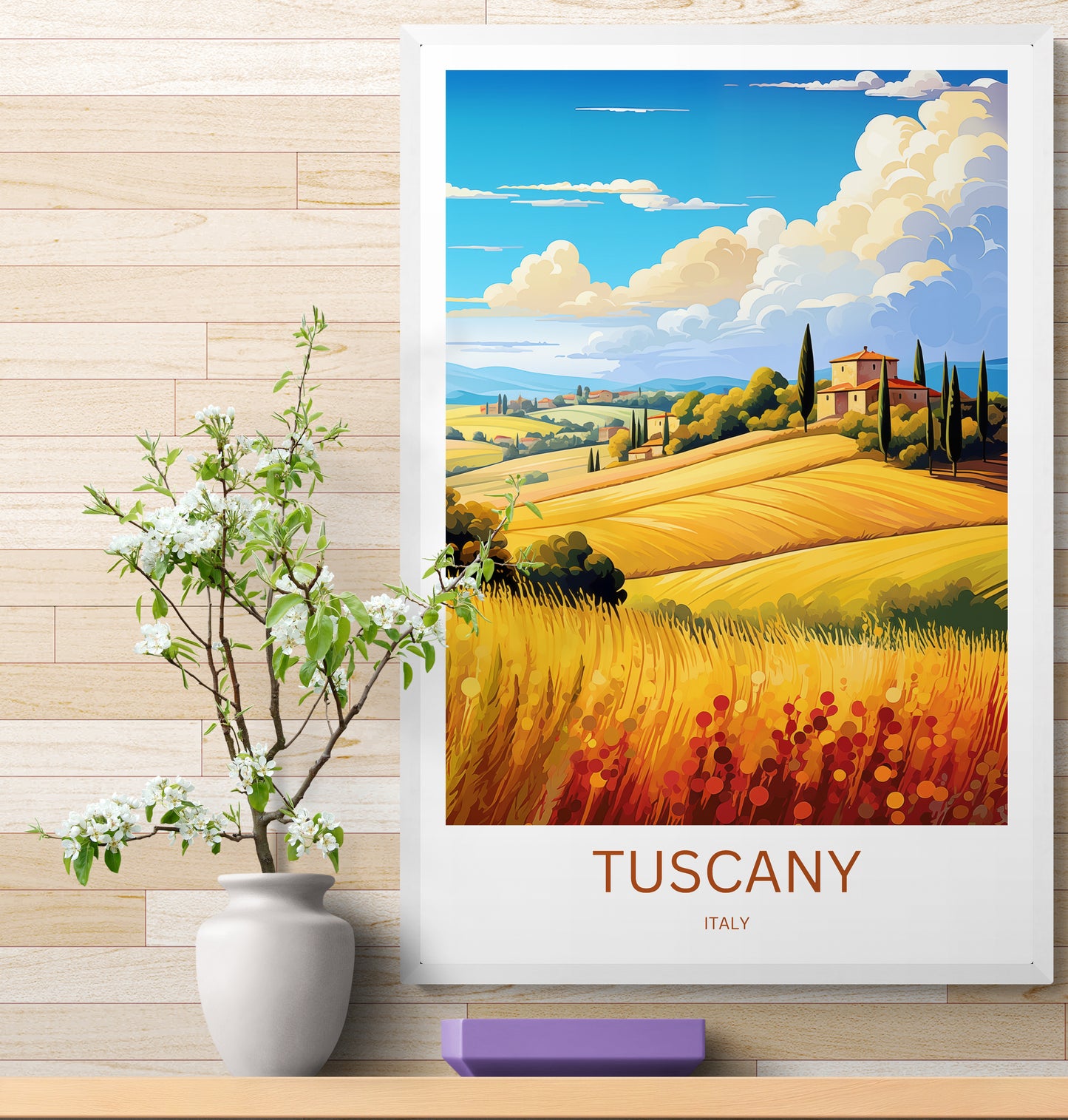 Travel Poster Toskana