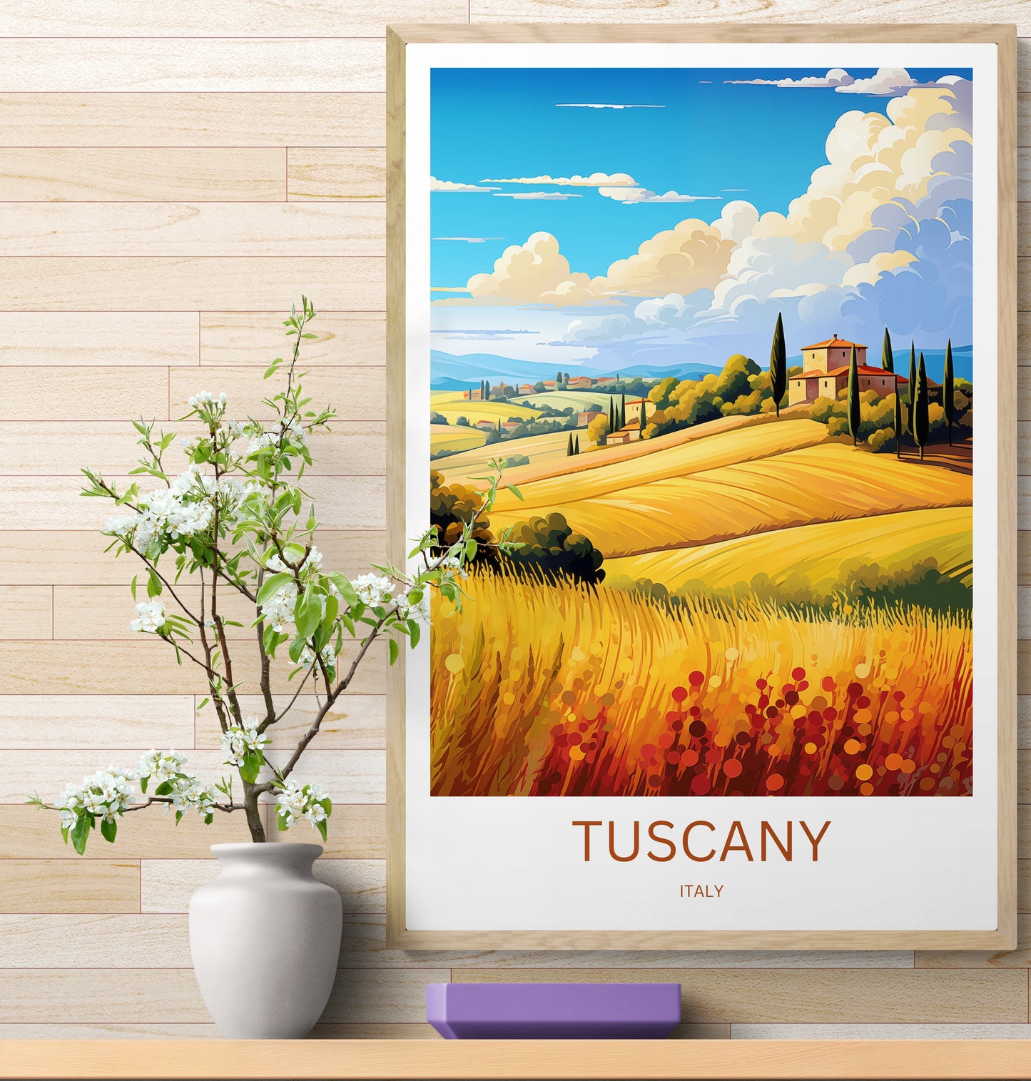 Travel Poster Toskana