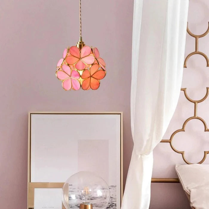 Flora Round Glass Pendant Lamp