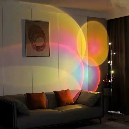 Adjustable colors, floor lamp (5 heads)