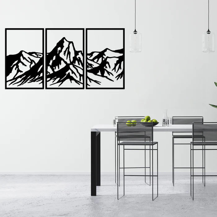 Peak of Serenity Metal Wall Art