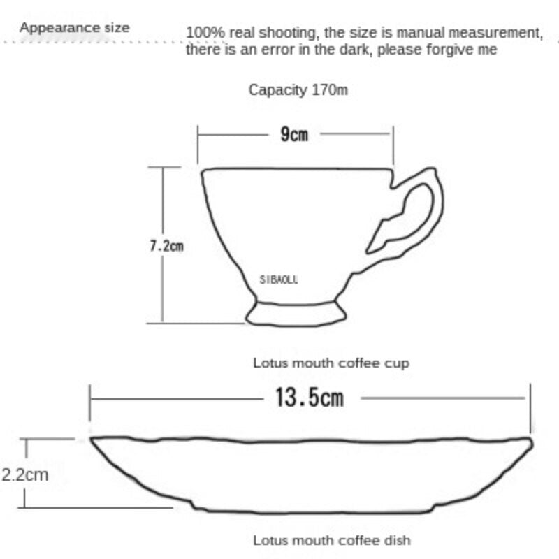 Espresso Tassen Unterteller Set Blumen / Tiere