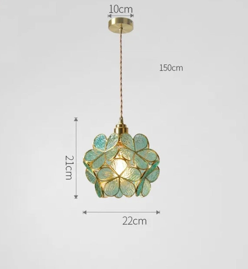 Flora Round Glass Pendant Lamp