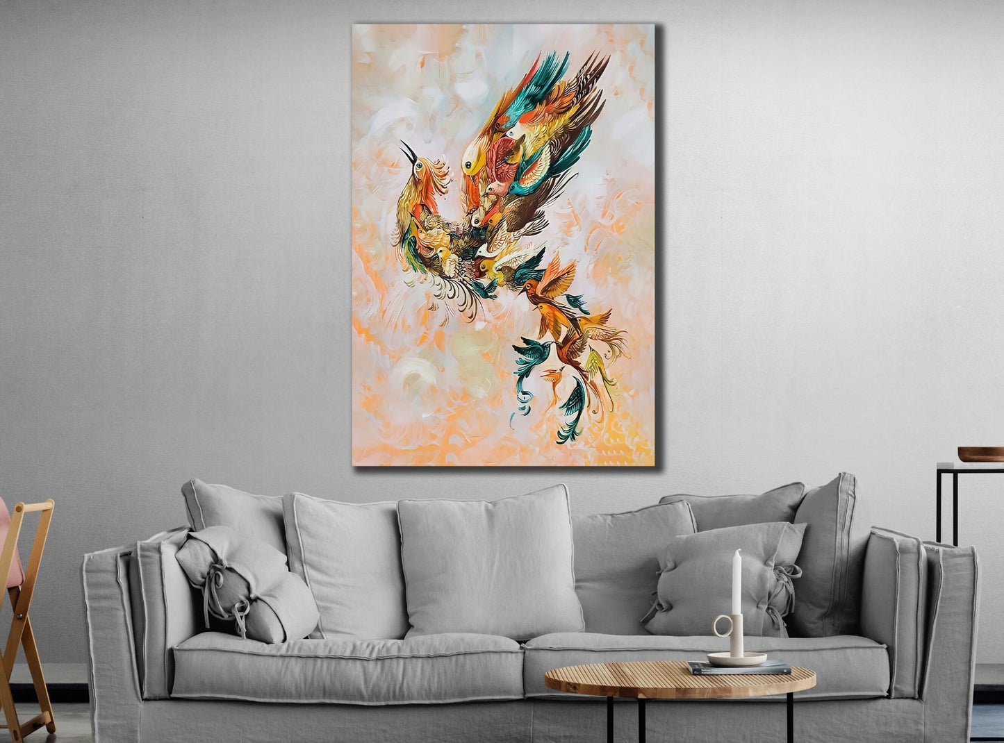 Hummingbird art canvas