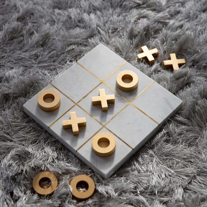Marble Tic-Tac-Toe game