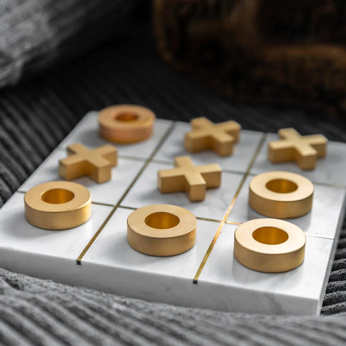Marble Tic-Tac-Toe game