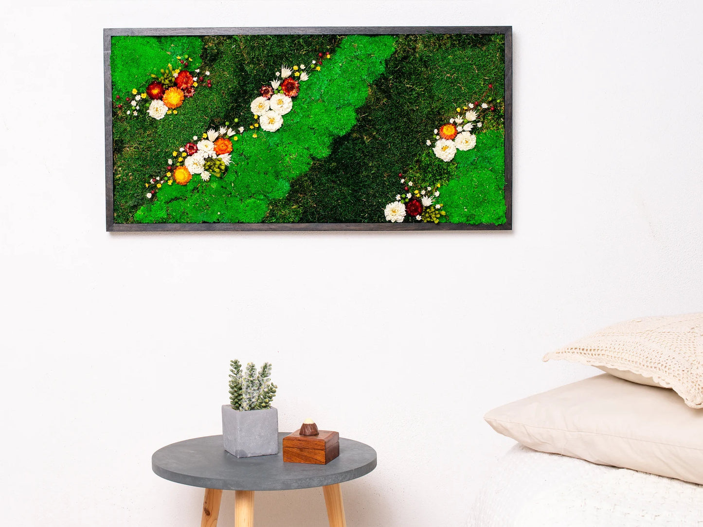 Moss Flowers Art by Luxana