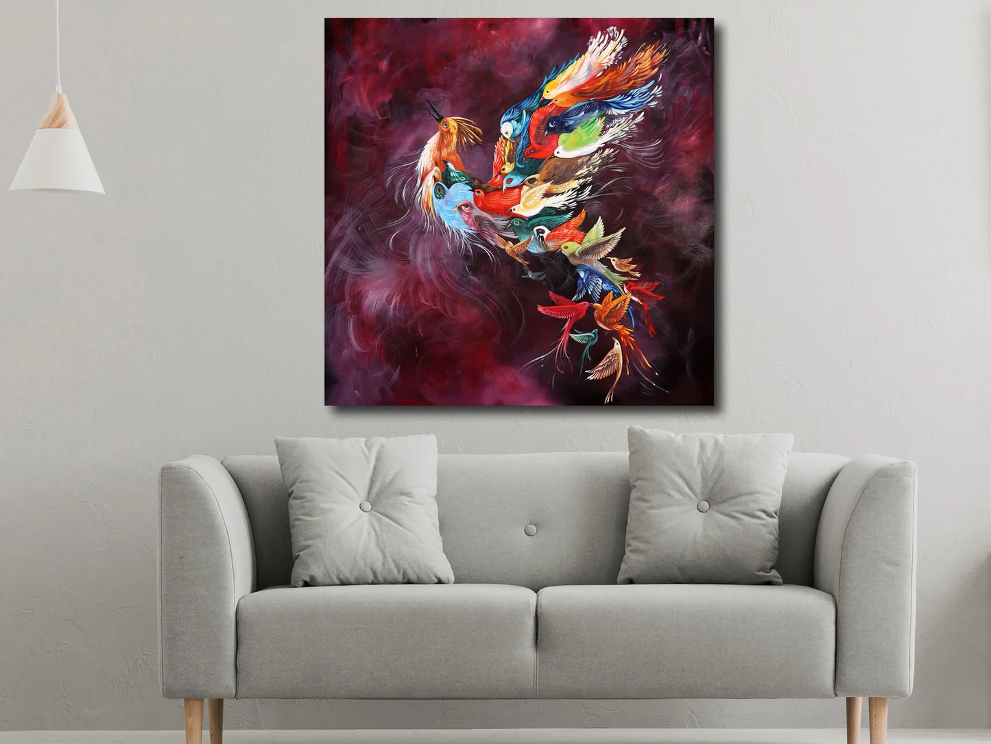 Red Phoenix Canvas